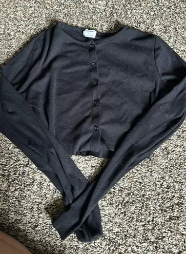 Cotton On Black Long Sleeve Shirt