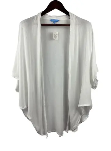 Women’s Blue Ginger O/S White Shawl Sweater Size undefined