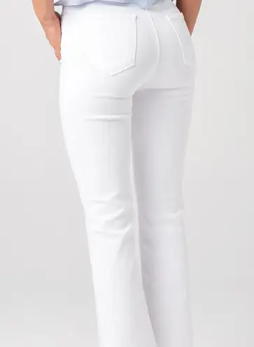 J Brand White Denim Cropped Jeans