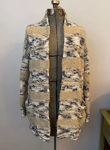 Motherhood Maternity Chunky Textured Knit Warm Cardigan Sweater w/Pockets M/L Blue Size undefined