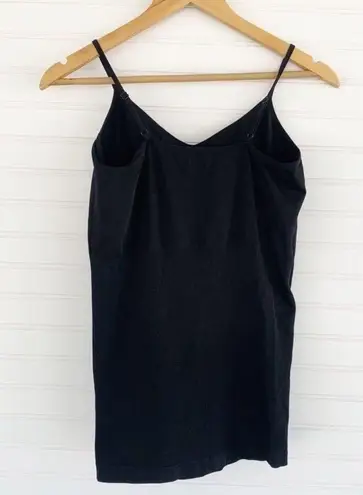 Spring Street Black Spandex Cami Undergarment OS Size undefined
