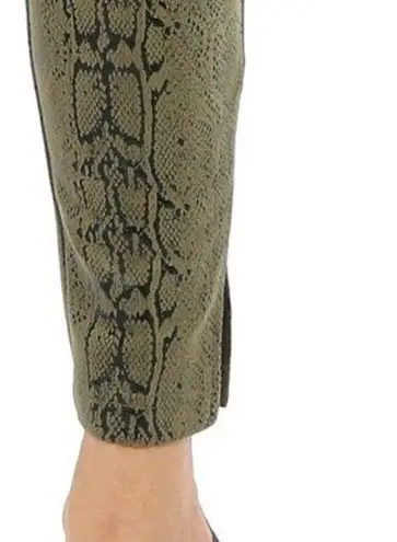 Zac and Rachel Womens Snake Print Pull On Pants Size Small