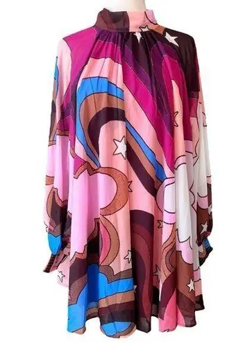 Aura Purely Reminiscing Berry Multi Print Dress