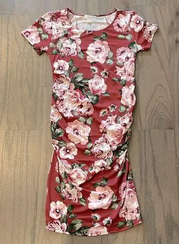 Nine Britton NWT Maternity Floral T-Shirt Dress - Size XS