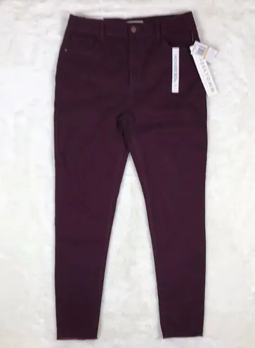 Tinseltown Junior's Colored High Rise Raw Hem Ankle Length Skinny Jeans NWT 7