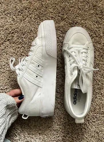 Adidas White Platform