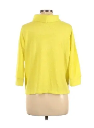 Lavish Knit Turtleneck Pullover Sweater in Lemon Yellow Size L NEW w/o Tag