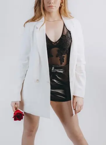 potter's pot Mesh Embroidered Bodysuit