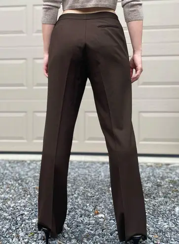 Lafayette 148  Chic Minimalist Creased Straight Leg High Rise Trouser Pant 8