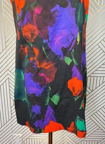 Milly  of New York Abstract Painterly Floral Dress