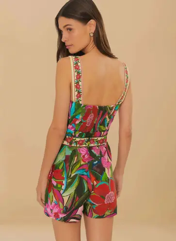 Farm Rio FLORAL ROMPER - SIZE SMALL- NWOT