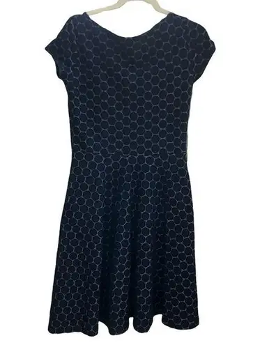 Leota CAP SLEEVE FIT FLARE DRESS