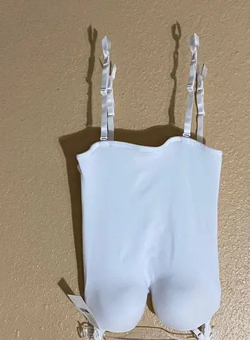 Le Mystere Bridal Seduction Bustier Garters Size 32B White