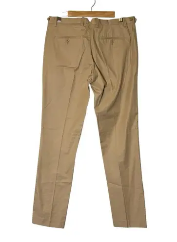 Sandro NWT Paris Women’s High Waisted Trouser E15 Prest Beige Cotton Pants-Sz 42