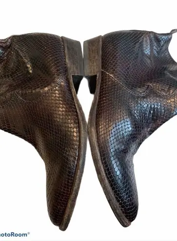 AGL D128502 Wyatt Coal Ankle Boot Brown Size undefined