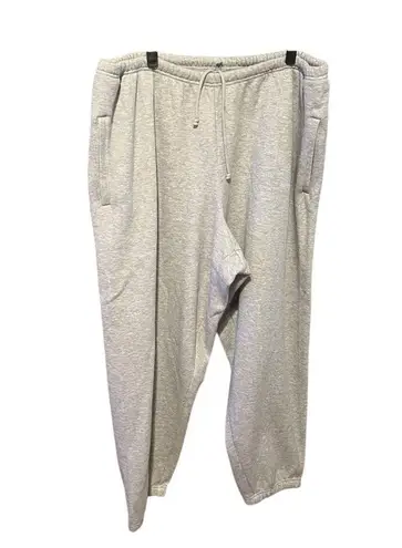 SKIMS Gray Cotton Fleece Classic Jogger Lounge Pants