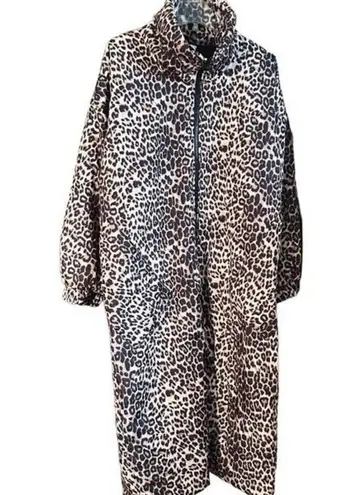 easel NWT  Leopard Puffer Coat Sz Med