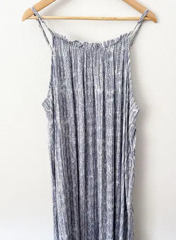 TAYLOR GRACE | Periwinkle Lavender Maxi Ruffle Dress High Neck Cream | Large Purple