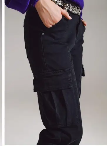 Black straight cut pants Size 2