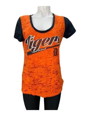 Genuine Merchandise Detroit Tigers Women’s Graphic Tee – Orange & Navy, Size L