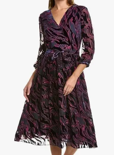 Johnny Was Tavi silk blend midi dress NWT color: Streaks Of Virana
