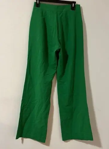 Storets Sabrina Pintucked Wide Pants Green Trousers Size S/M