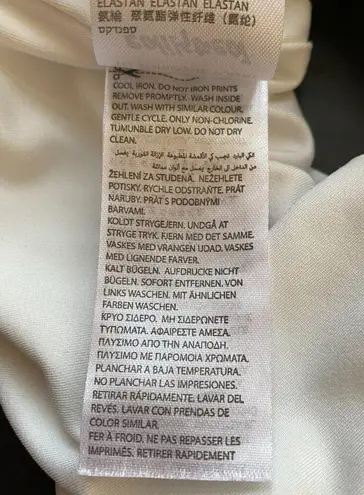 Edikted Flare Sleeve Cropped Halter Top Womens Small White Long Sleeve Going Out