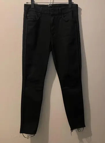 Mother The Looker Ankle Fray in Guilty Party Racer size 29 Black