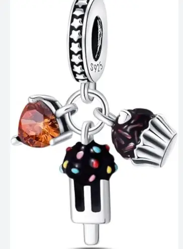 Triple Chocolate Charm Silver