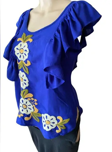 NWOT Sleeveles Blouse Hand Made by the Native people in Oaxaca, Mexico. Size S