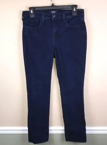 NYDJ Women’s Sheri Slim Nip Tuck Technology Dark Wash Denim Jeans