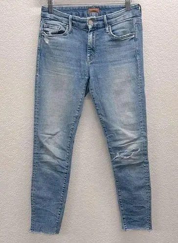 MOTHER Denim Mother The Looker Ankle Fray Jeans in Love Gun 26