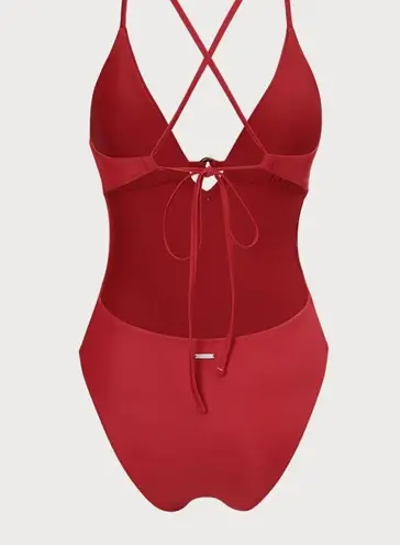 Berlook ECONYL® Red Cutout One Piece Swimwear 46 Size L