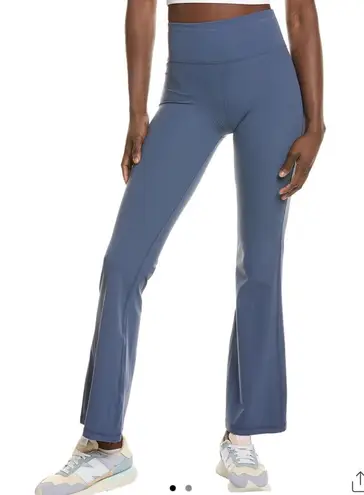 Sweaty Betty NWT  Glow Rib Flare Trouser, endless blue, size S/6. thumbnail 1