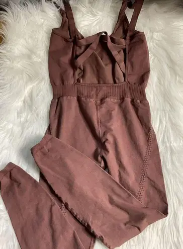 Free People Movement Free People Good Karma Onesie in Brown