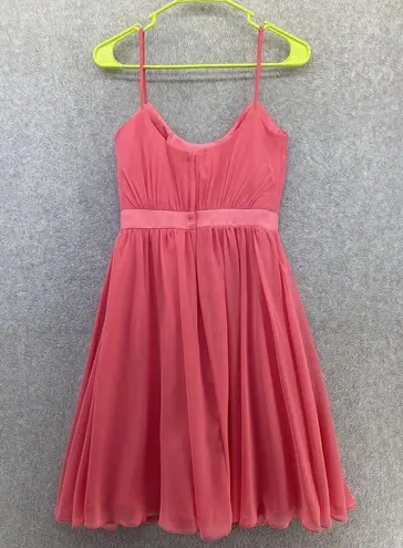 Alfred Angelo Disney Fairytale Weddings Women's Dress Solid Pink Sleeveless Size 2