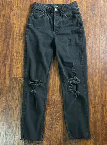 Wild Fable Black  Jeans- Size 2 - Super High- Rise Slim Straight