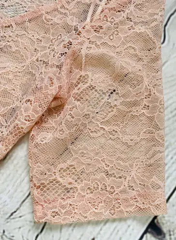 ZARA Peach Lace Bodysuit NWOT