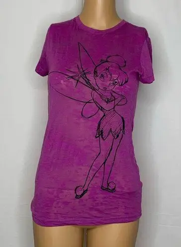 Disneyland Tinker Bell Burnout T Shirt Peter Pan S