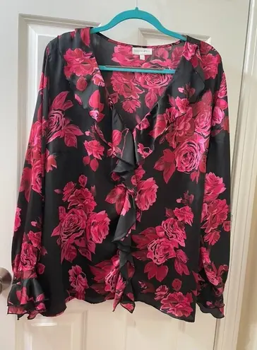 Fashion Bug FASHION & BUG Women's Blouse Red ROSE