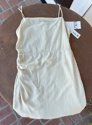 ZARA NWT  Linen Mini Dress