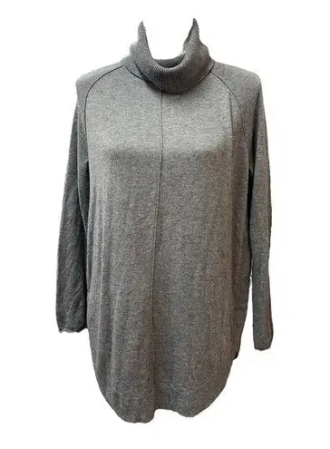 Caslon  Turtleneck Sweater Gray Oversized Size XS