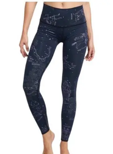 Teeki Stardust Constellation print hot Pants Leggings Size Small ~NWOT USA