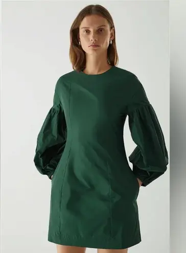 COS volume sleeve waisted dress size 4