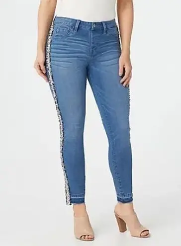 Bebe  Laurie sequin NWT ankle jeans, size 31