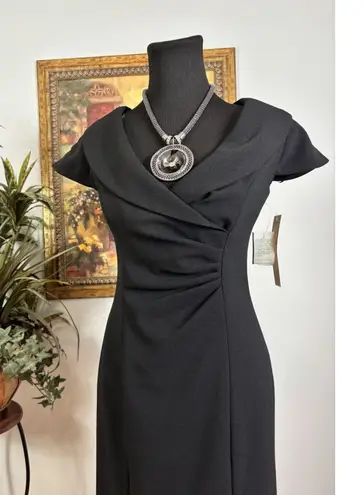 Willow Glenn Women Dress Black 4P Cap Sleeve Rushed Clueless Preppy Academia