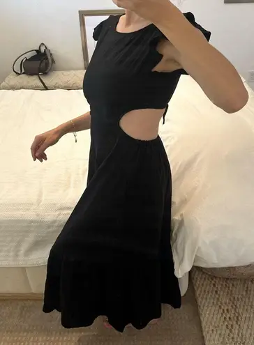 Jason Wu Long Maxi dress tie back design boho casual coastal brunch wear