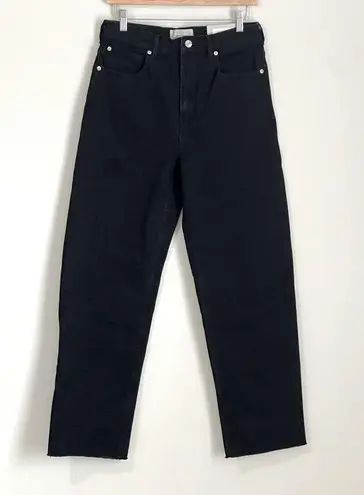 Everlane NWT  The Way High Crop Jeans Straight Raw Hem Size 28 Crop