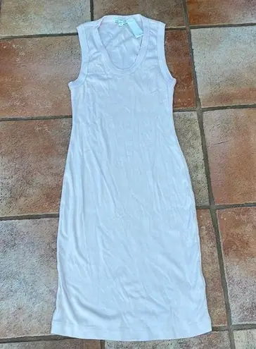 James Perse ribbed bodycon tank midi dress