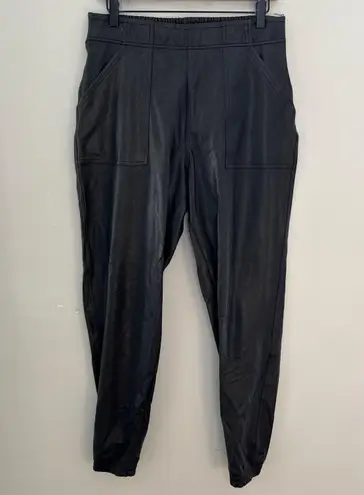 Spanx - Faux Leather Jogger Pants Black